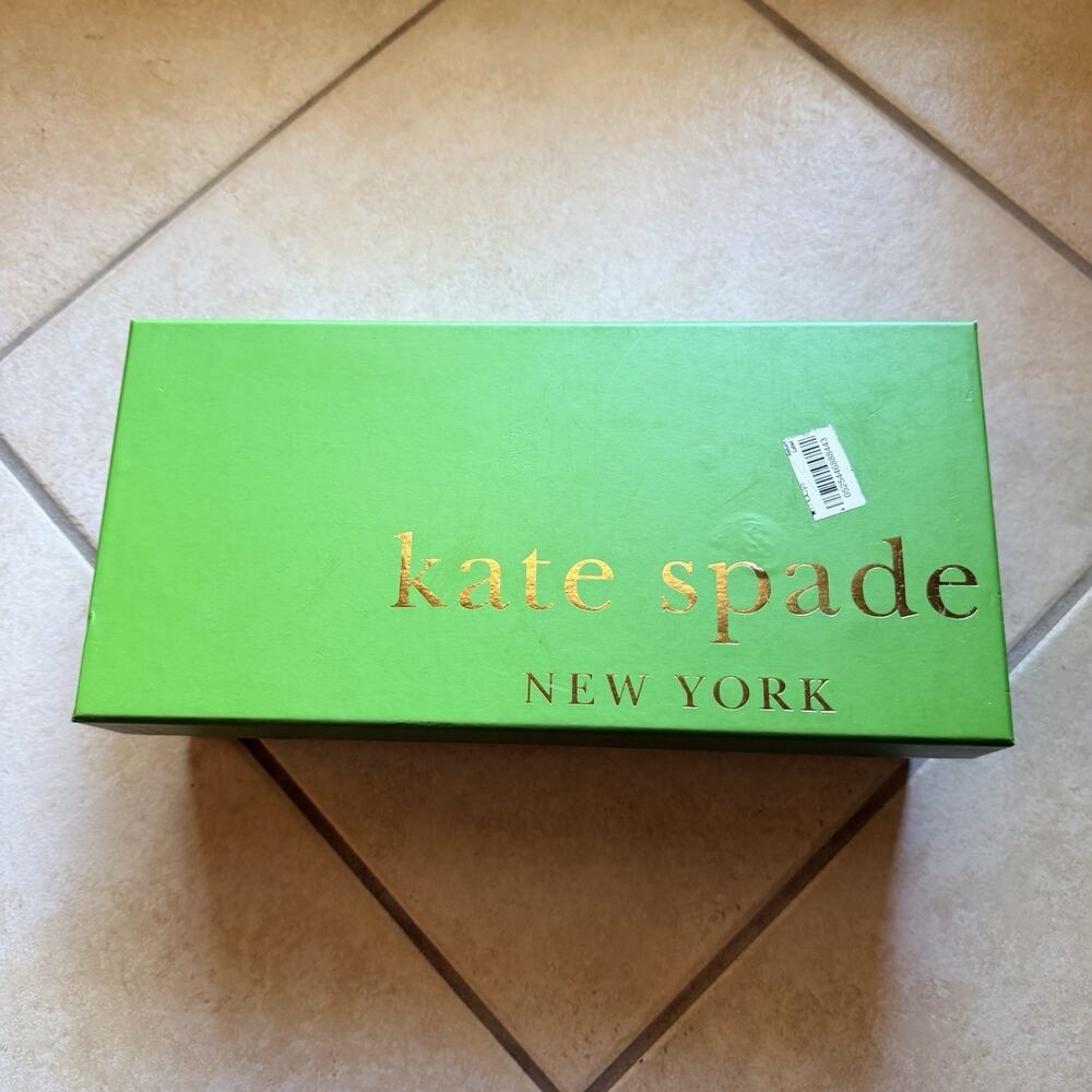 Kate Spade New York Boston Terrier Winthrop Black Leather Flats Womens 8 - Picture 13 of 13